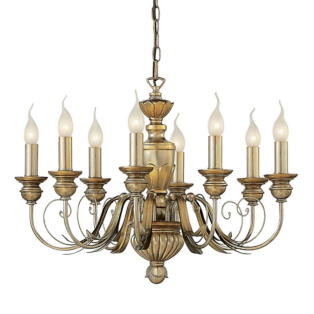 Подвесная люстра Ideal Lux Firenze Sp8 Oro Antico 020839 Фото № 