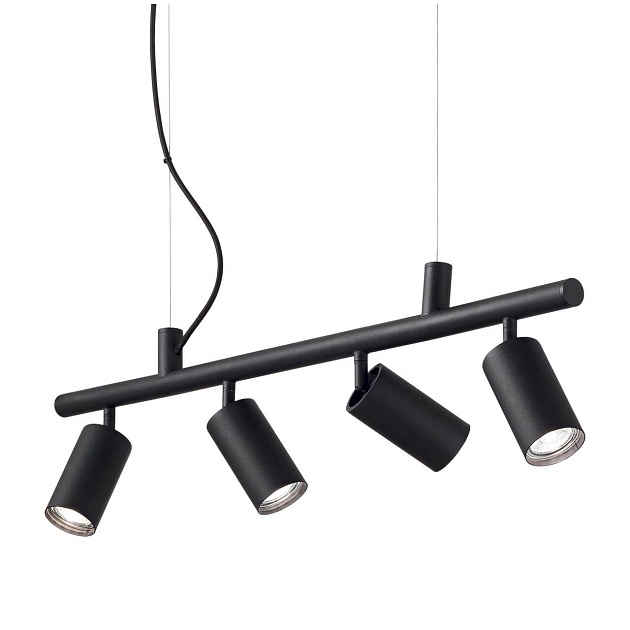 Подвесная люстра Ideal Lux Dynamite SP4 Nero 231341 Фото № 