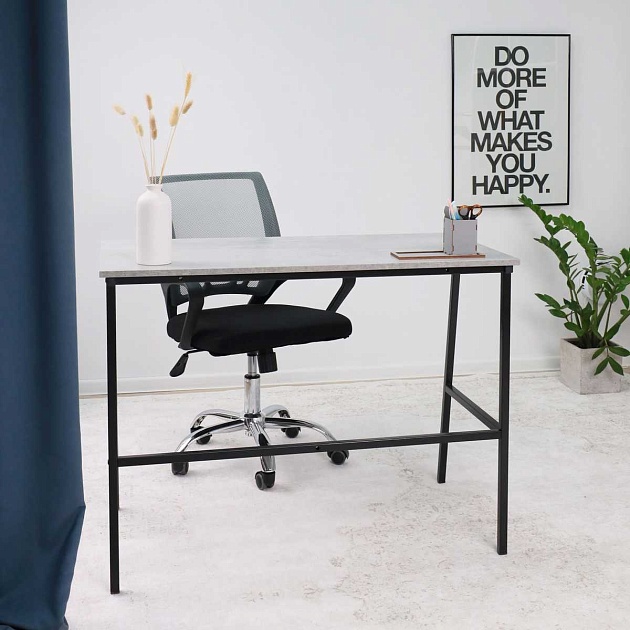 Письменный стол AksHome Ruby бетон, лдсп 80040 изображение 5 Письменный стол AksHome Ruby бетон, лдсп 80040 Фото № 5