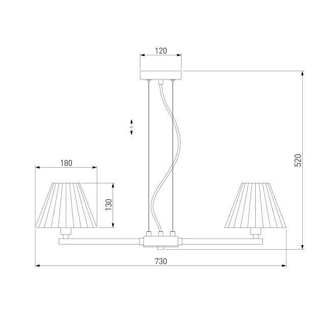 Подвесная люстра Eurosvet Peony 60136/6 хром/серый изображение 2 Подвесная люстра Eurosvet Peony 60136/6 хром/серый Фото № 2