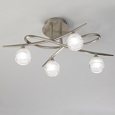 Потолочная люстра Mantra Loop Satin Nickel 1813 1