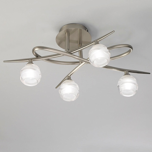 Потолочная люстра Mantra Loop Satin Nickel 1813 Фото № 2