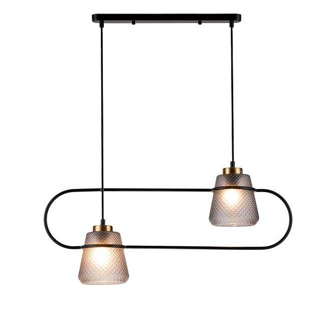 Подвесной светильник Indigo Astratto 11016/2P Black V000157 изображение Подвесной светильник Indigo Astratto 11016/2P Black V000157 Фото №