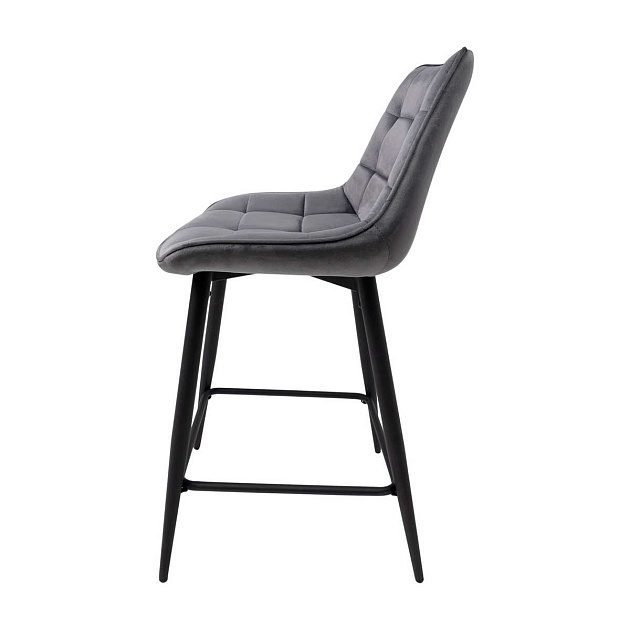 Полубарный стул AksHome Linx темно-серый, велюр 86206 Фото № 12