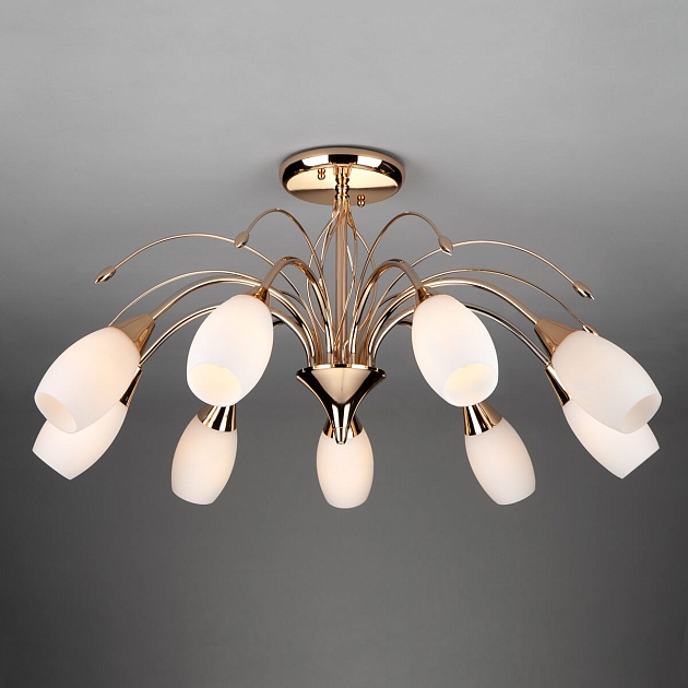 Потолочная люстра Eurosvet 22080/9 золото Фото № 
