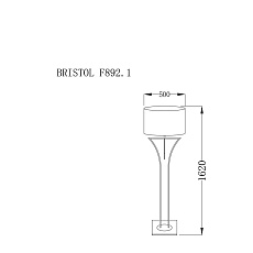 Торшер Lucia Tucci Bristol F892.1 1