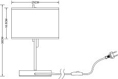 Настольная лампа Arte Lamp Julietta A5037LT-2CC 1
