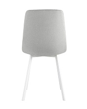 Кухонный стул Stool Group Chilly рогожка светло-серый (ножки белые) OS-2011 1009-34 wl 4