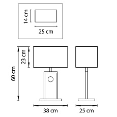 Настольная лампа Lightstar Faraone 870936 2