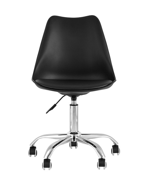 Офисный стул Stool Group BLOK пластиковый черный Y818 black Фото № 3