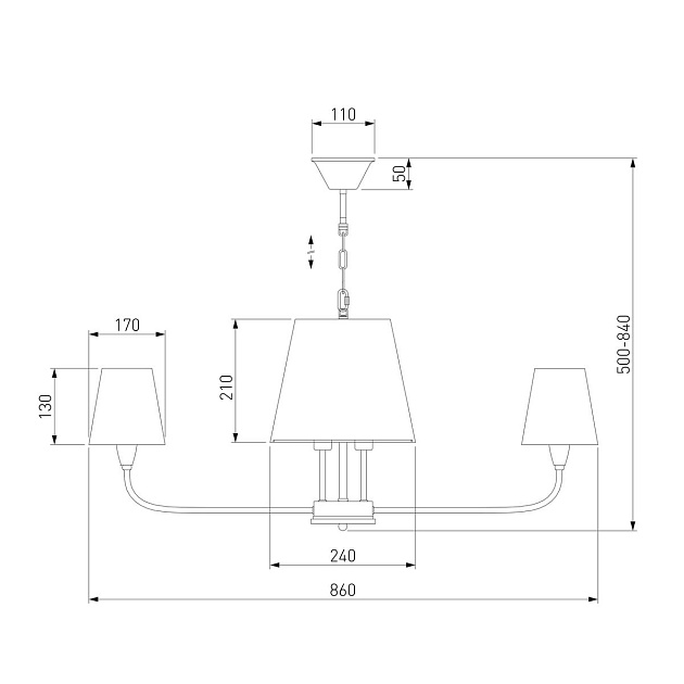 Подвесная люстра Eurosvet Milos 60154 латунь изображение 2 Подвесная люстра Eurosvet Milos 60154 латунь Фото № 2