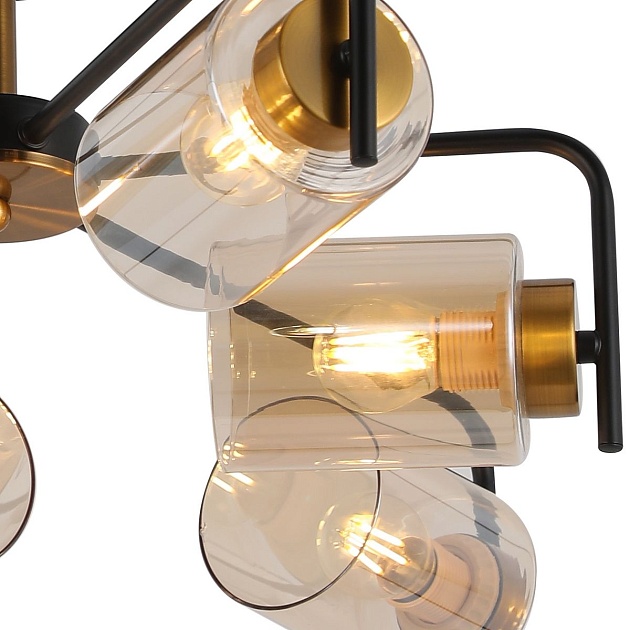 Потолочная люстра Illumico IL8248-6COU-79 BK GD Фото № 2