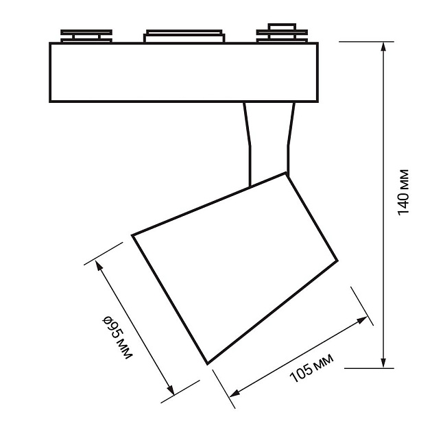 Трековый светодиодный светильник Jazzway PTR 0330 5023802 изображение 2 Трековый светодиодный светильник Jazzway PTR 0330 5023802 Фото № 2
