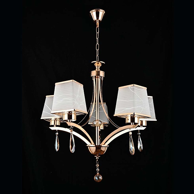 Подвесная люстра ЭкономСвет 13156/5FGD WT изображение Подвесная люстра ЭкономСвет 13156/5FGD WT Фото №