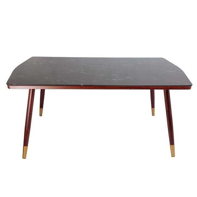 Кухонный стол AksHome Miller черный мрамор, закаленное стекло 79590 изображение Кухонный стол AksHome Miller черный мрамор, закаленное стекло 79590 Фото №