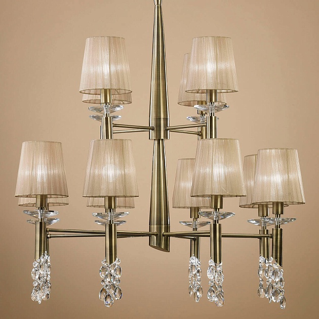 Подвесная люстра Mantra Tiffany Bronze 3870 Фото № 3