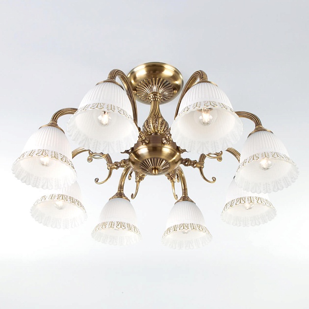 Потолочная люстра Eurosvet Campina 60107/8 античная бронза изображение 3 Потолочная люстра Eurosvet Campina 60107/8 античная бронза Фото № 3