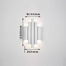 Настенный светодиодный светильник Favourite Tubulis 4126-2W 1