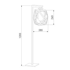 Уличный светильник Elektrostandard Ambra 35133/F черный a056235 1