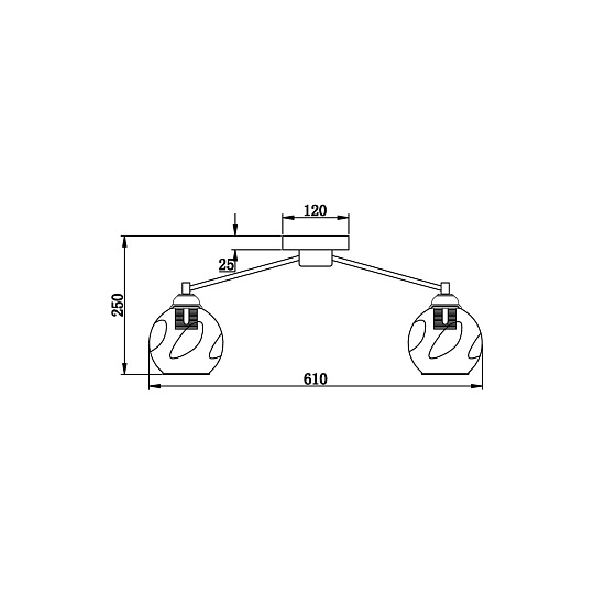 Потолочная люстра Vele Luce Furia VL1882L06 Фото № 5