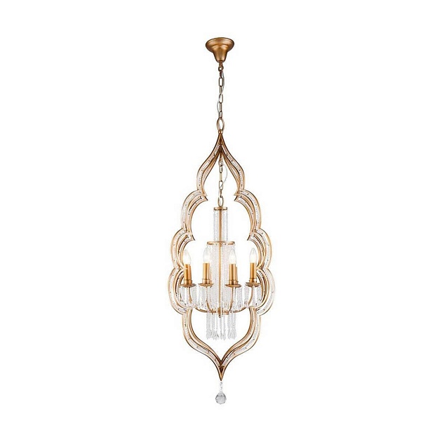 Подвесная люстра Lucia Tucci Tenerezza 5490.8 Gold Фото № 