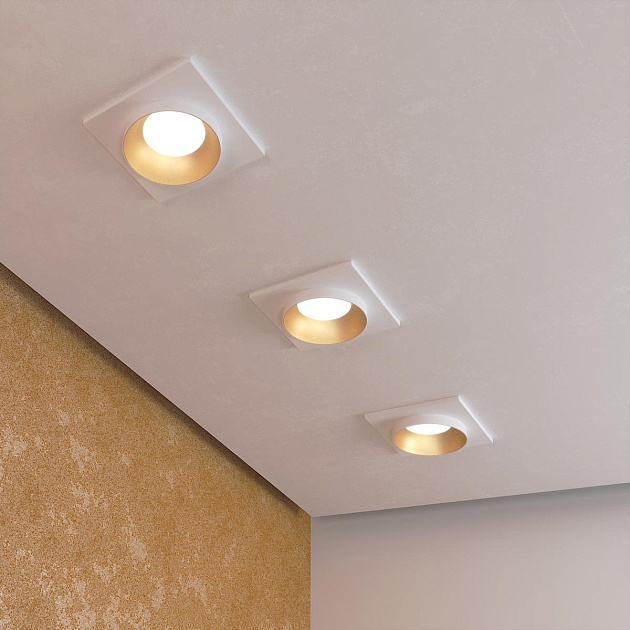 Встраиваемый светильник Elektrostandard 116 MR16 золото/белый a053346 изображение 7 Встраиваемый светильник Elektrostandard 116 MR16 золото/белый a053346 Фото № 7