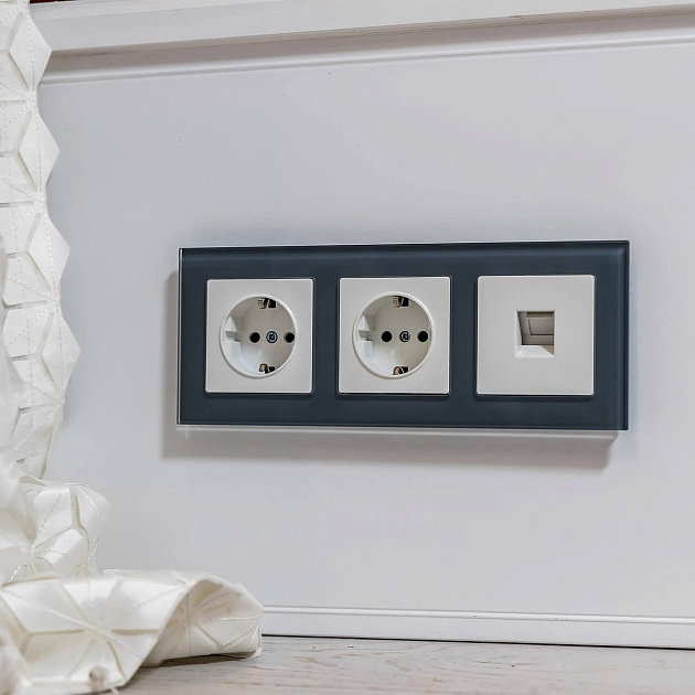 Телефонная розетка RJ-11 Werkel белый W1182001 4690389155383 Фото № 3