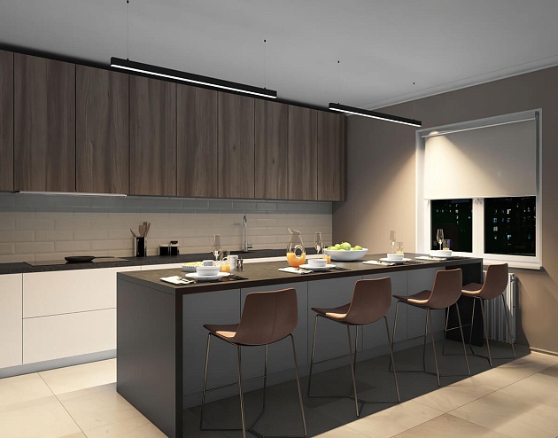 Подвесной светодиодный светильник Denkirs DK9124-BK изображение 5 Подвесной светодиодный светильник Denkirs DK9124-BK Фото № 5