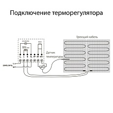 Терморегулятор Werkel электромеханический для теплого пола серебряный W1151106 4690389156021 1