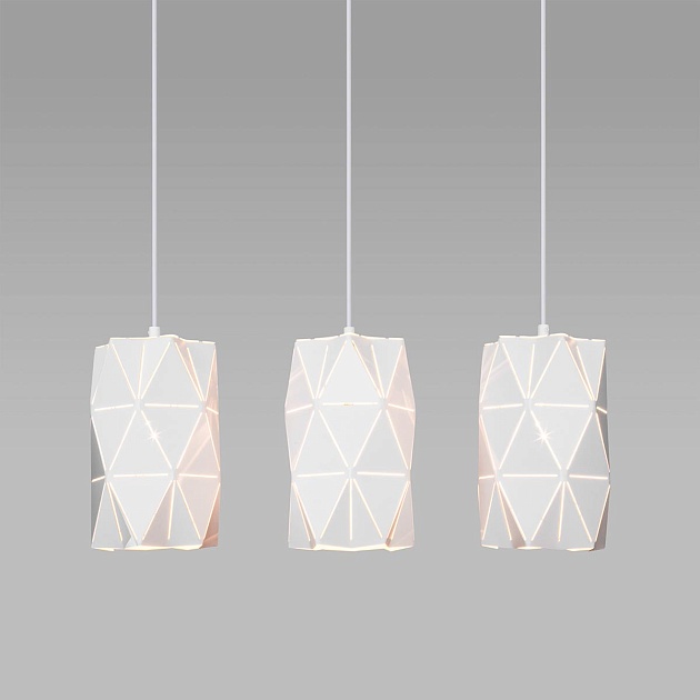 Подвесной светильник Eurosvet Reprise 50145/3 белый изображение 4 Подвесной светильник Eurosvet Reprise 50145/3 белый Фото № 4