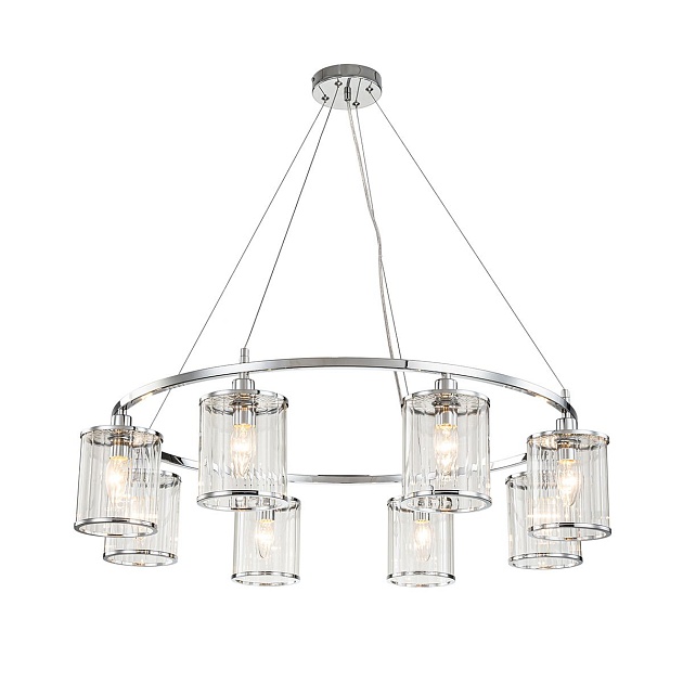 Подвесная люстра Indigo Dante 13022/8P Chrome V000408 Фото № 