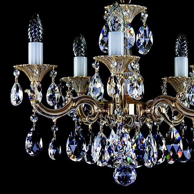 Подвесная люстра Artglass Jarmila V. White Gold CE изображение 2 Подвесная люстра Artglass Jarmila V. White Gold CE Фото № 2