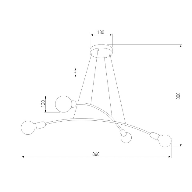Подвесная люстра TK Lighting 2724 Helix Black изображение 3 Подвесная люстра TK Lighting 2724 Helix Black Фото № 3