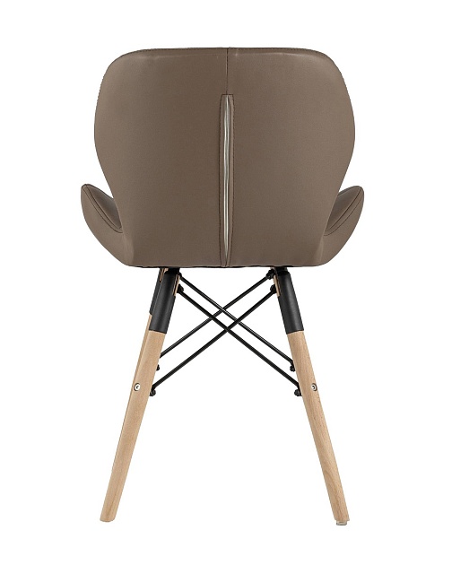 Кухонный стул Stool Group Бон экокожа коричневый DC-19122601 brown изображение 4 Кухонный стул Stool Group Бон экокожа коричневый DC-19122601 brown Фото № 4