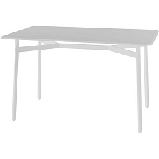 Кухонный стол Калифорния Кросс белый/белый 3478237804