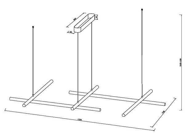 Подвесной светодиодный светильник Maytoni Radiance MOD278PL-L86G3K1 Фото № 2