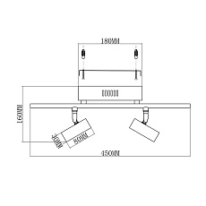 Светодиодный спот Moderli Right V5045-2WL 1