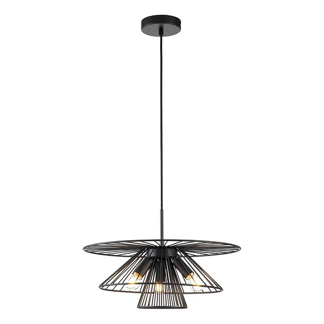 Подвесная люстра Indigo Strato 10016/3P Black V000287 изображение Подвесная люстра Indigo Strato 10016/3P Black V000287 Фото №