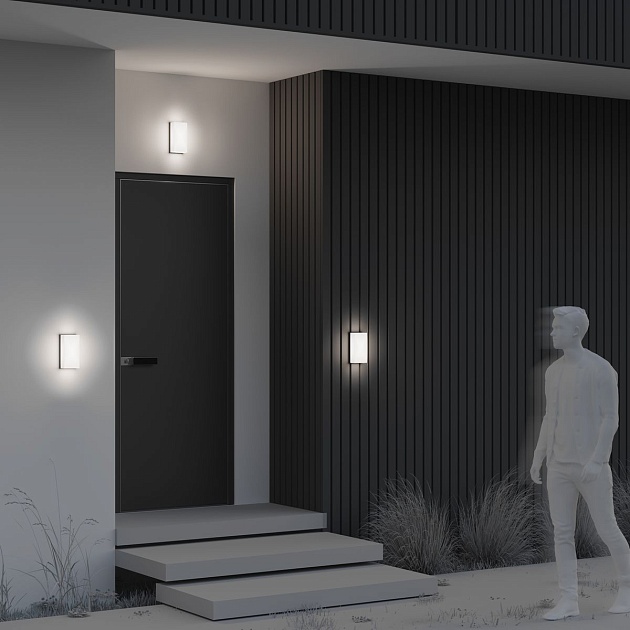 Уличный настенный светодиодный светильник Maytoni Badd O454WL-L10GF3K Фото № 2