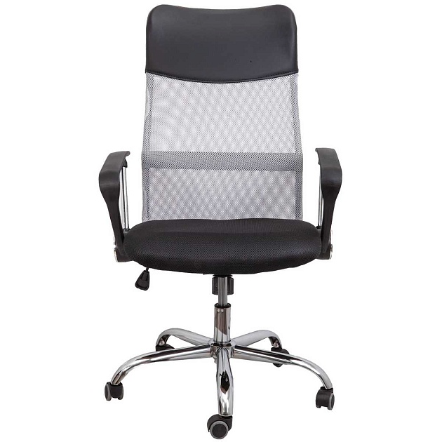 Офисное кресло AksHome Aria серый + черный, сетка 69491 изображение 3 Офисное кресло AksHome Aria серый + черный, сетка 69491 Фото № 3