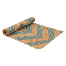 Ковер Tkano из джута с вставками зеленого цвета из коллекции Ethnic, 70х160 см TK22-DR0019 2