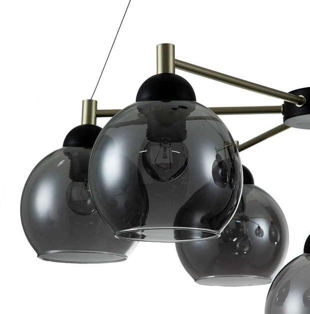 Подвесная люстра Indigo Grappoli 11029/7P Black V000216 изображение 4 Подвесная люстра Indigo Grappoli 11029/7P Black V000216 Фото № 4