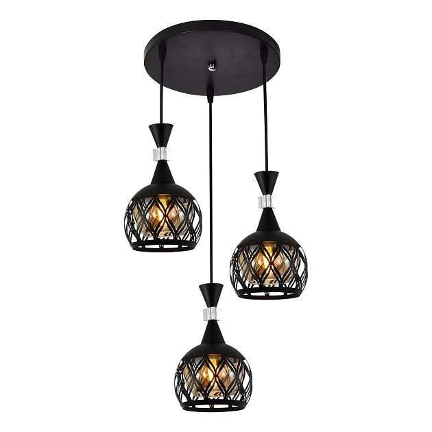 Подвесная люстра Reluce 03026-0.9-03 BK Фото № 