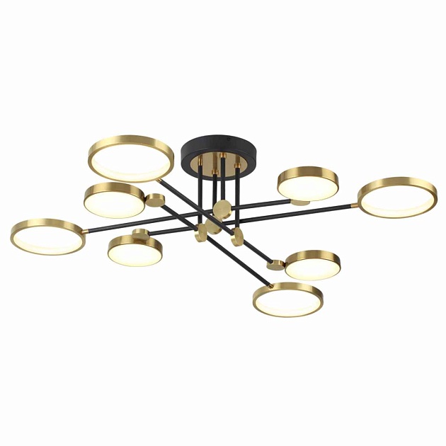 Потолочная светодиодная люстра Odeon Light Midcent Denzel 4320/75CL изображение 3 Потолочная светодиодная люстра Odeon Light Midcent Denzel 4320/75CL Фото № 3