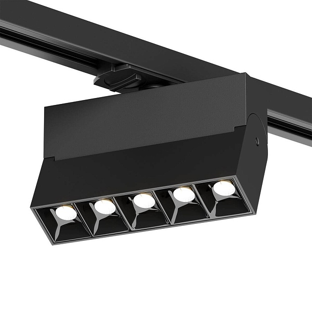 Трековый светодиодный светильник Denkirs Edder DK6446-BK Фото № 
