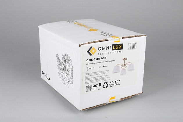 Потолочная люстра Omnilux Rapallo OML-65017-03 изображение 5 Потолочная люстра Omnilux Rapallo OML-65017-03 Фото № 5