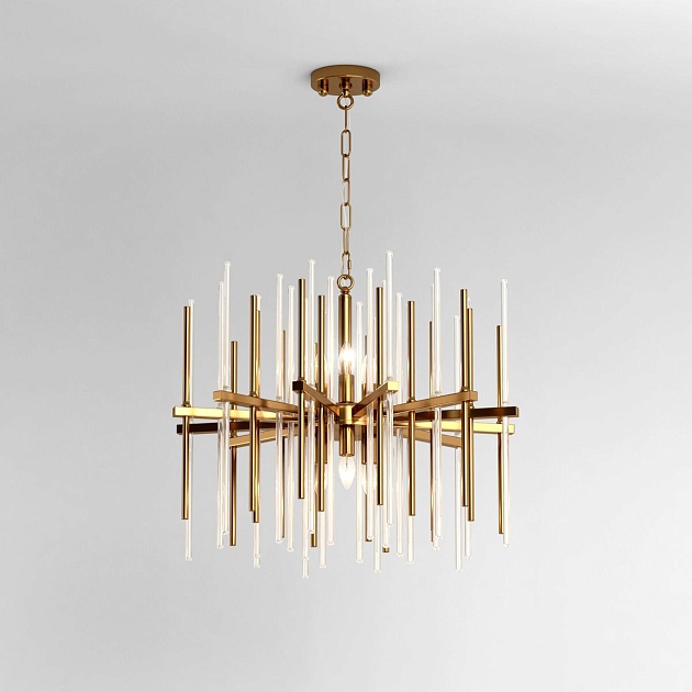 Подвесная люстра Bogates Allure 356/6 латунь Фото № 