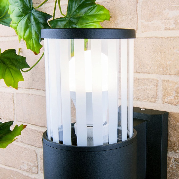 Уличный настенный светильник Elektrostandard 1411 Techno черный a048142 Фото № 3