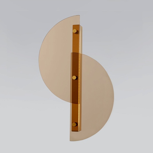 Настенный светодиодный светильник Eurosvet Colour 40160 LED янтарный Фото № 