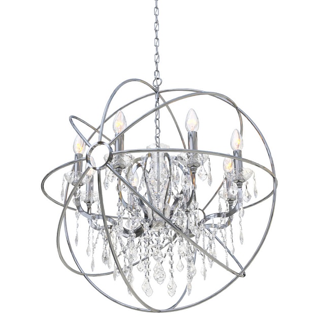 Подвесная люстра Loft IT Foucaults Orb Crystal 1896/8 Фото № 3